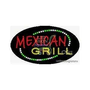 Mexican Grill LED Business Sign 15 Tall x 27 Wide x 1 Deep