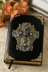 Jo Marz Jeweled Celtic Cross   Limited Edition Bible  