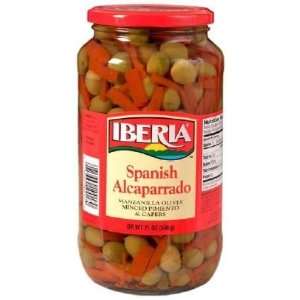 Iberia Spanish Alcaparrado 10 oz  Grocery & Gourmet Food
