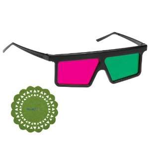  Magenta/Green Glasses for watching 3D Movies   Titanic (in 3D) / Ice 