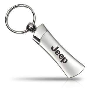   Jeep Name Blade Style Metal Key Chain, Official Licensed Automotive