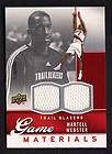 MARTELL WEBSTER BLAZERS JERSEY GU RELIC AUTHENTIC DOG  