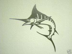 Sword fish Marlin wall art 14ga raw steel 24 inch  
