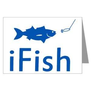  Greeting Cards (10 Pack) iFish Fishing Fisherman 
