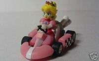 PROMO MINI PULLBACK CAR Princess Peach MARIO KART Wii  