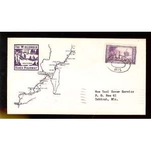  Service (21)First Day Cover; Wisconsin; Fox Wisconsin; River Highway