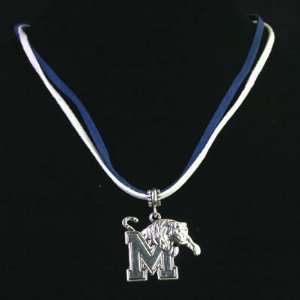   Memphis Tigers Double Cord Necklace NCAA College Athletics Sports