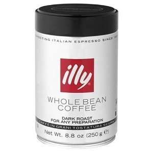 Illy Dark Roast Whole Bean Coffee 8.8 Oz.  Grocery 