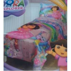    Dora the Explorer 4 Piece Toddler Bed Set   Imaginacion Baby