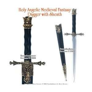  Holy Angelic Medieval Fantasy Dagger with Sheath Sports 
