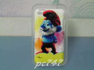 The Smurfs Hard Cover Case iPod Touch 4th w/GIFT #2  