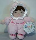 NEW Prestige Baby Pink ♥ My First Doll Plush Rattle Lov