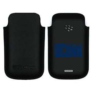  UConn Huskies on BlackBerry Leather Pocket Case  