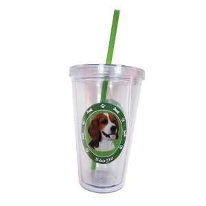   Beagle Dog Clear Insulated Tumbler Grande To go Cup 