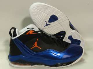 Nike Jordan Melo M8 Black Blue Orange Sneakers Mens Size 7.5  