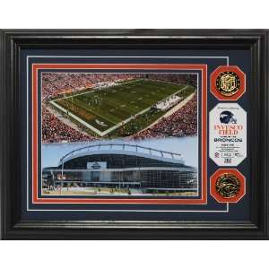  Invesco Field 24KT Gold Coin Photo Mint