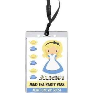    Wonderland Inspired VIP Pass Invitation