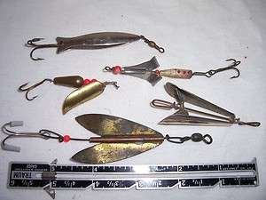 VINTAGE MISC. SPINNER FISHING LURES  