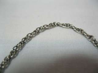 JAMES AVERY STERLING SILVER ROPE CHAIN NECKLACE 18  