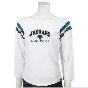  Jacksonville Jaguars White Ladies Winning Feeling T shirt 