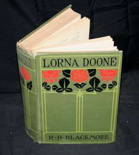LORNA DOONE BY R.D. BLACKMORE 1889 ANTIQUE BOOK  