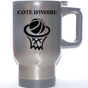  Ivorian Basketball Stainless Steel Mug   Cote DIvoire 