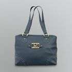 Butler Shoulder Bag Purse Soft Pebble Faux Leather Blue Jen Groover