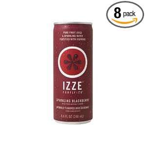 Izze Sparkling Blackberry 8.4 Oz Can Grocery & Gourmet Food