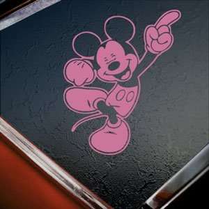  MICKEY MOUSE Pink Decal Car Truck Bumper Window Pink 