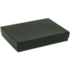  5 1/4 x 3 3/4 x 1 Black Wave Gift Box   Sold individually 