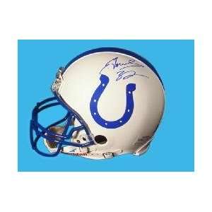  Edgerrin James Hand Signed Colts Helmet 