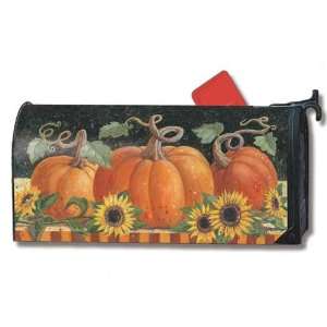  MailWraps Magnetic Mailbox Cover   Sunflowers & Pumpkin 