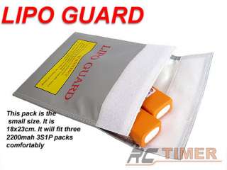 Lithium Polymer Charge Pack 18x23cm Sack LIPO GUARD  