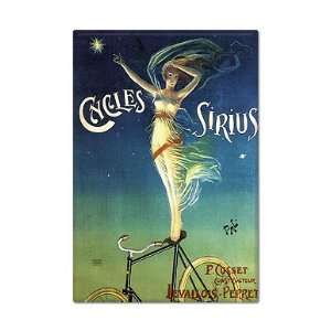   Cycles Sirius Bicycles Advertising Art Fridge Magnet 