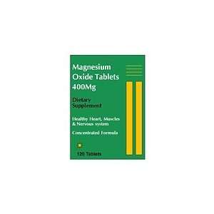 Magnesium Oxide Tablets 400 Mg 120