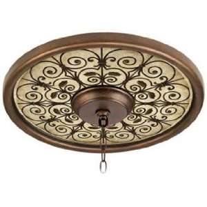  Madrid Clay 16 Wide Bronze Finish Ceiling Medallion