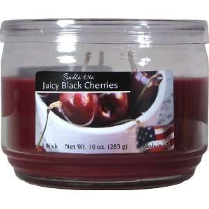   Wick 10 Ounce Juicy Black Cherries Terrace Jar Candle