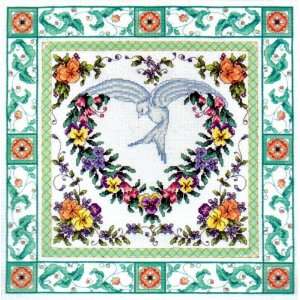   Kit Dove Heart From Heritage Collection, JCA Arts, Crafts & Sewing