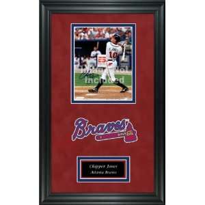  Atlanta Braves Deluxe 10x8 Frame with Team Logos and 