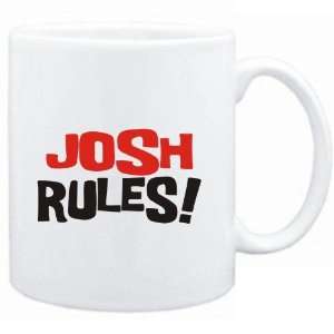  Mug White  Josh rules  Male Names