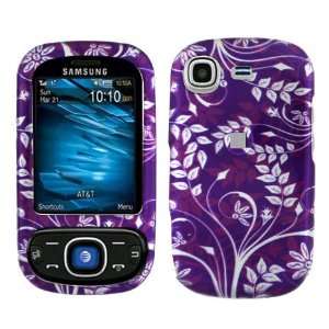  Premium   PDA Samsung A687/Strive Purple Flower Cover 