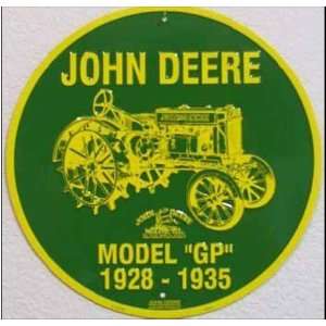 010 John Deere Model GP Circular Sign   CS60006 