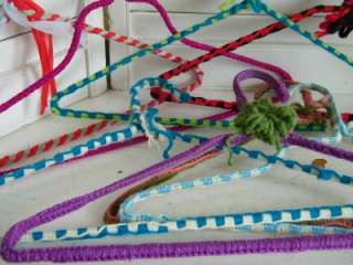Vintage Crochet Covered Wire Hangers 5638  