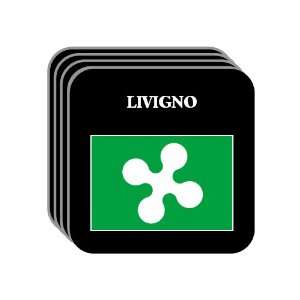  Italy Region, Lombardy   LIVIGNO Set of 4 Mini Mousepad 