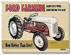 FORD AND FORDSON TRACTOR AND VAN WINTER METAL WALL SIGN