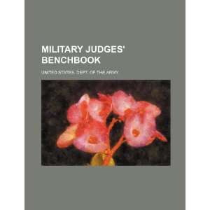  Military judges benchbook (9781234884710) United States 