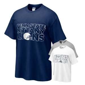  Penn State  Penn State Tshirt with Nit Lion Helmet Print 