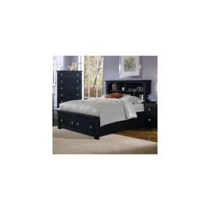  Lifestyle   Black Bookcase Storage Bed by Vaughan Bassett Furniture 