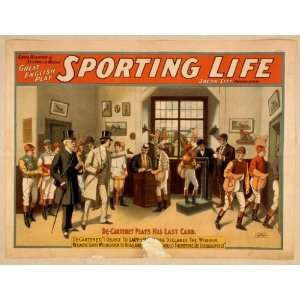   Seymour Hicks great English play, Sporting life 1898