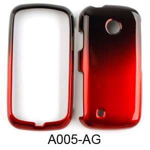 Premium   LG Cosmos Touch vn270 Two Tones, Black and Red   Faceplate 